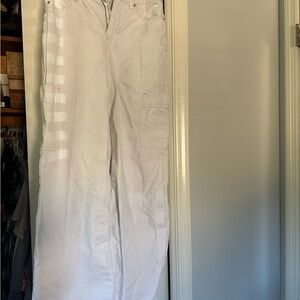 Women's White Straight Leg Pants